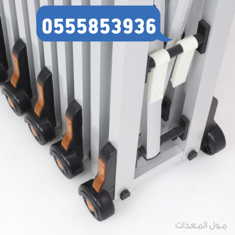 حواجز متحركة معدنية للبيع بالقصيم